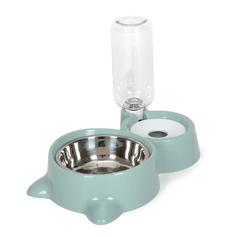 AutoPet Feeder – Automatic Gravity Water & Food Bowl for Dogs & Cats