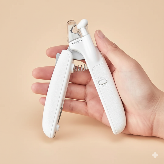 LED Pet Nail Clipper – Dog & Cat Nail Trimmer with Safety Baffle