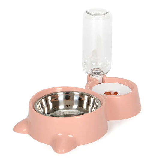 AutoPet Feeder – Automatic Gravity Water & Food Bowl for Dogs & Cats